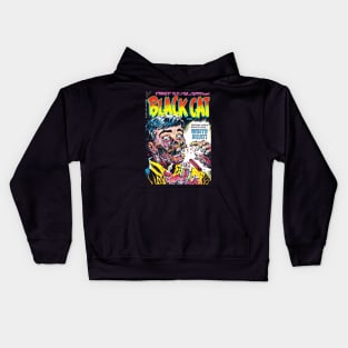 Black Cat Mystery 50 comic cover Kids Hoodie